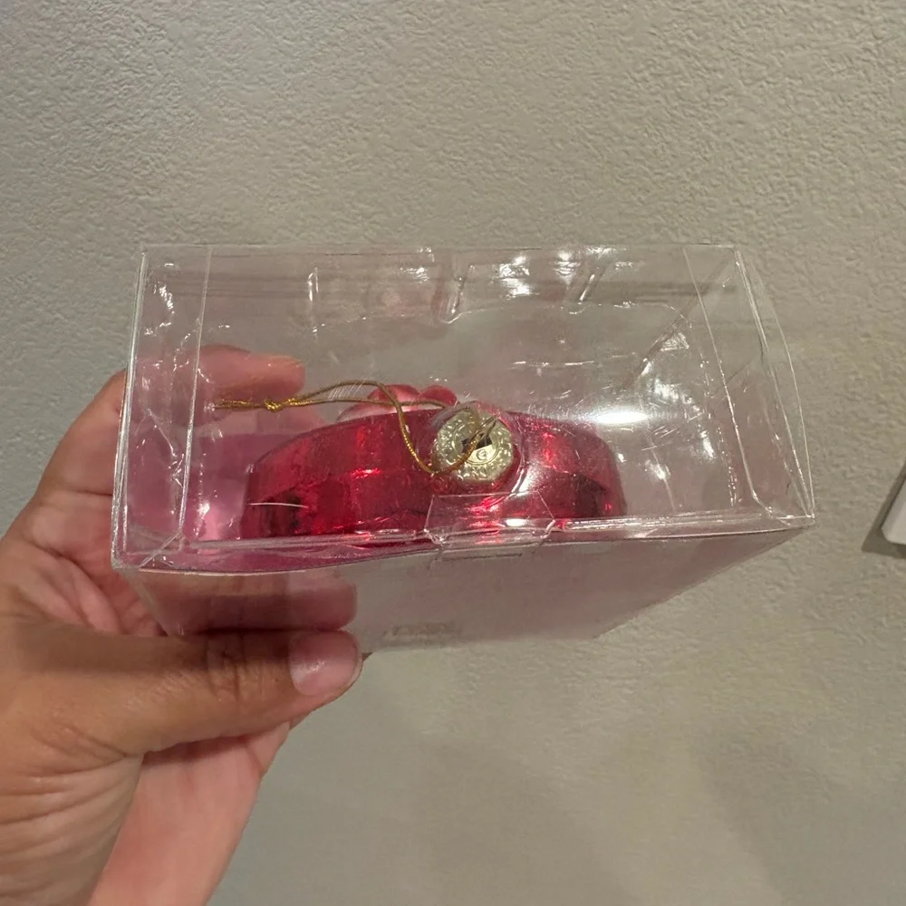 Kurt Adler Hello Kitty Hand-Crafted Glass Christmas Ornament New in Box